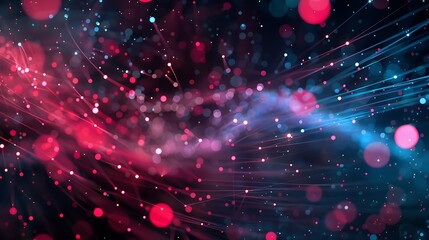 Abstract technology background with binary code