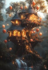 Obraz premium Birthday Tree