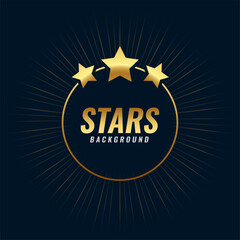 celebrate your achievements with golden star background design