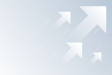 financial market growth arrow background for rising global economy