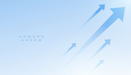 corporate progress upward growth arrow background design