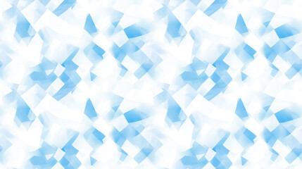 Obraz premium Abstract geometric pattern in light blue and white for modern design projects - seamless pattern