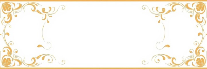 Obraz premium Elegant and intricate floral vector design for invitation frames, vector, luxurious