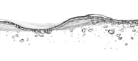 PNG Real water line splash bubbles liquid clear.