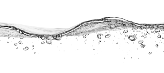 PNG Real water line splash bubbles liquid clear.