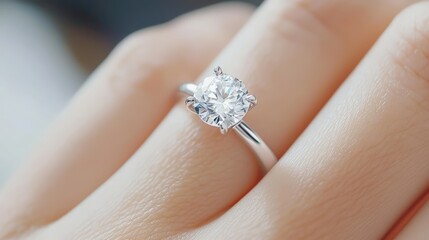 Sparkling diamond ring