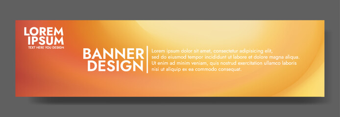Abstract Orange Gradient Background Template