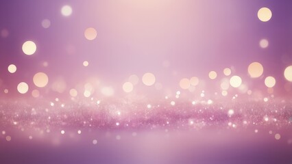 Purple-pink gradient background with blurred bokeh effect