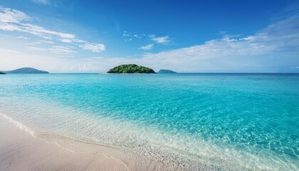 Fototapeta premium Embrace the serenity of the calm waters. 
