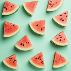 Watermelon background view