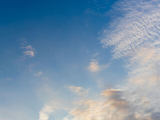 秋の日の朝焼けと青空41