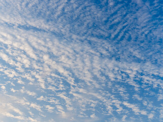 秋の日の朝焼けと青空48