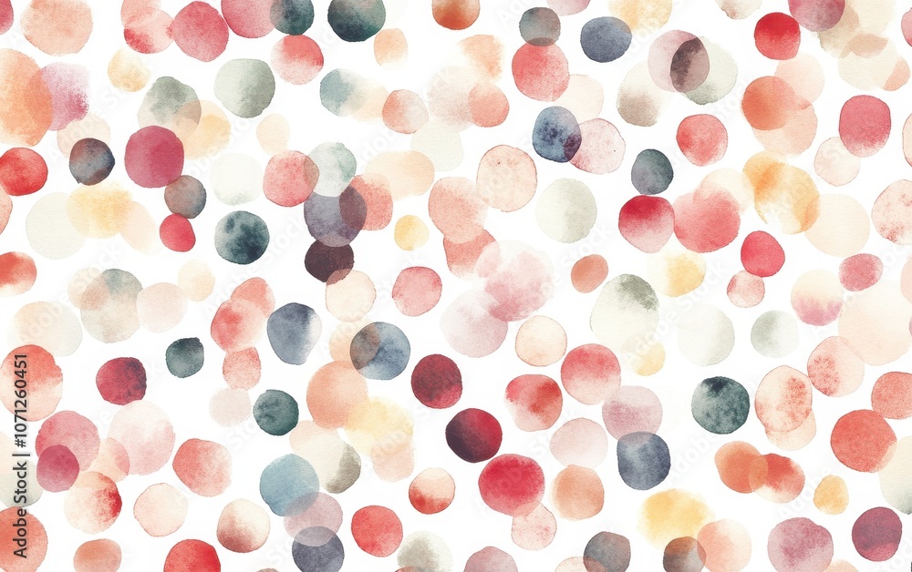 Poster abstract watercolor dot pattern background design