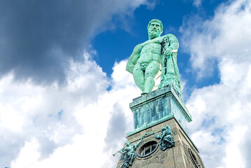 Famous Heracles Monument at Bergpark Wilhelmshöhe in Kasel, Hesse, Germany (built in 1717)