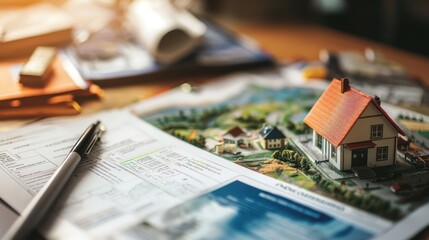 Visual of a disaster planning brochure with emergency tips and contact information