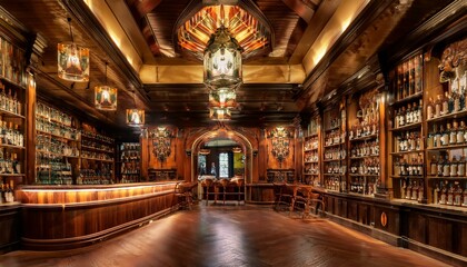 Vintage glassware enhances the drinking experience.  