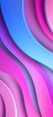 Create stunning abstract designs using vibrant curved shapes in bold color palettes