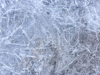 A rock covered in ice and snow