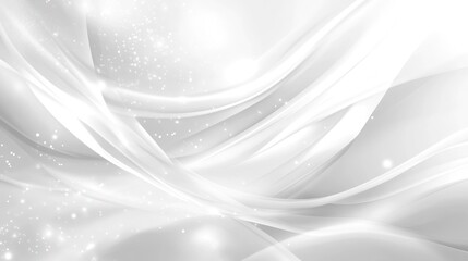 Smooth Light Gray Fabric with Shimmering Sparkles