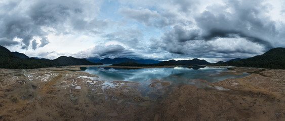 Majestic View of Mountain Landscape in Mission, BC, Canada