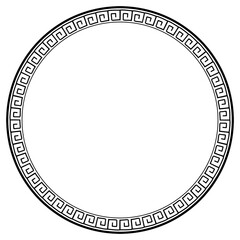 Frame png oriental woodblock pattern black circle in Chinese New Year theme