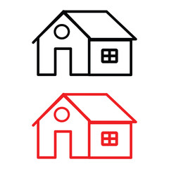 Vector icon for home. Lovely home symbol for app. single Home icon, Real estate icon.