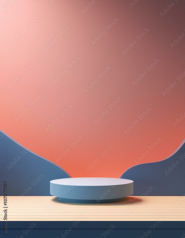 Poster abstract background minimal style for product branding presentation. mock up scene with empty space
