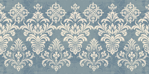 Abstract Paisley Traditional Scribble Style Hand Drawn Ikat Seamless Vector Pattern Trendy Fashion Colors Perfect for Allover Fabric Print or Wall Paper Damask Ethnic Concept Bright Orange White Tones