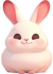 Cute bunny with big eyes