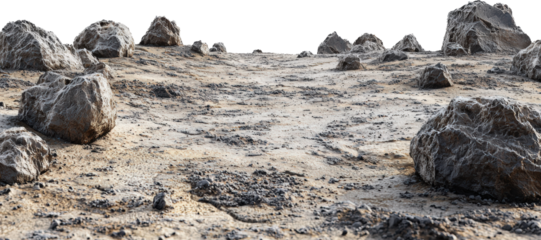 Rocky, barren landscape