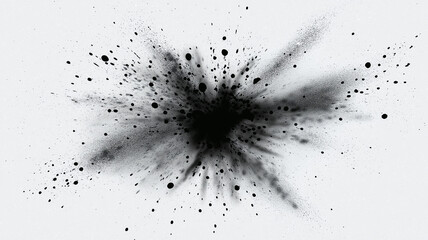 Dotted wave of paint. Grunge line. Noise effect with grain texture. Shape with grain gradient and stipple shadow. Grain gradient and stipple shadow.
