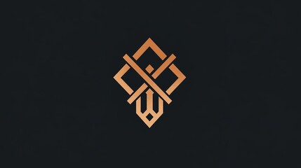 Magical Rune Symbol Logo, Clean and Minimalist Design with Precise Lines, Mystical and Enchanting Concept