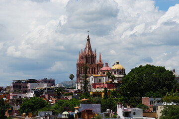 Fototapeta premium Parroquia San Miguel de Allende, México