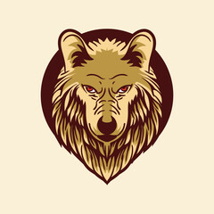 Wolf Gaze Fierce and Focused