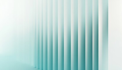 Abstract Teal and White Vertical Stripes Background