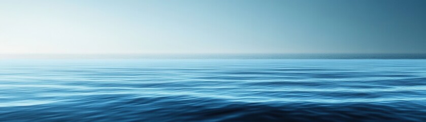 Obraz premium Calm Blue Ocean Water with Gentle Ripples