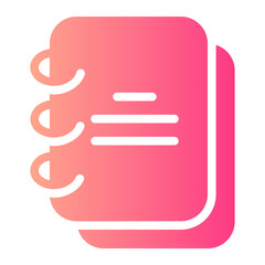 notebook Gradient icon