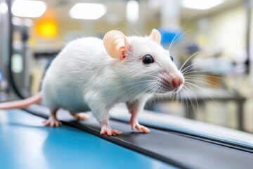 Miniature Rat Climbing in Laboratory Environment
