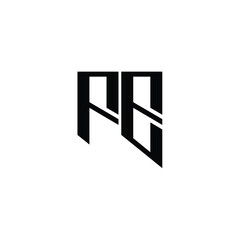FE monogram logo design letter text name symbol monochrome logotype alphabet character simple logo
