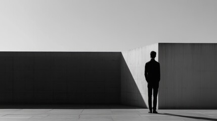 Minimalistic homepage for a personal portfolio, grayscale theme, clean typography, focus on simplicity and professionalism 