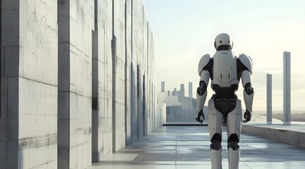 Fototapeta premium Walking robots