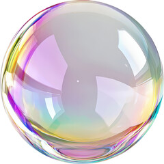 Obraz premium Shiny iridescent bubble
