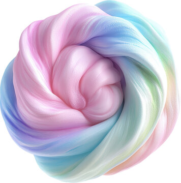 Pastel slime swirl