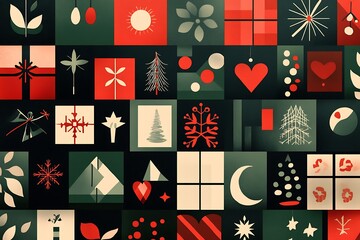 Christmas Elements Pack suitable for decorating your graphic projects like a social network, website design, online communication, greeting cards, printed material.