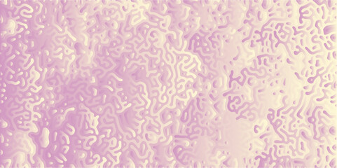 Abstract truing organic wallpaper Turing reaction diffusion monochrome seamless pattern with chaotic motion. Generative algorithm psychedelic background. Reaction-diffusion or truing pattern formation