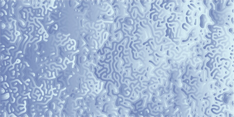 Abstract truing organic wallpaper Turing reaction diffusion monochrome seamless pattern with chaotic motion. Generative algorithm psychedelic background. Reaction-diffusion or truing pattern formation