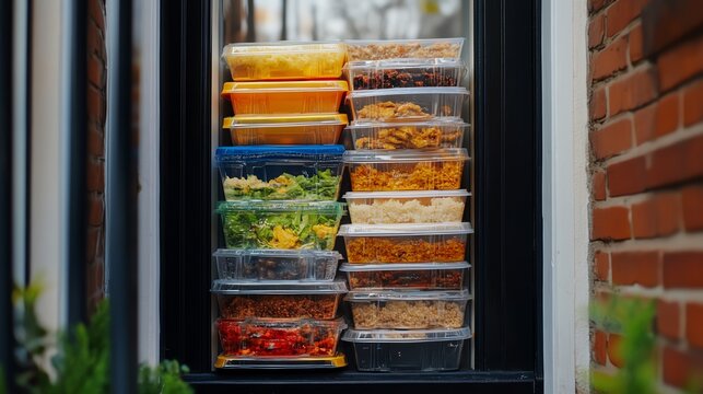 Organize your meals with these colorful meal prep containers