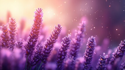 Naklejka premium Gentle Lavender and Lilac Gradient Background Perfect for Soft Aesthetic Designs and Creative Projects