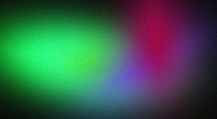 Smooth color gradient grainy backdrop design. Abstract red purple blue green color noisy gradient, vibrant color flow, glowing, bright, shine, noise texture, website header design, banner, poster