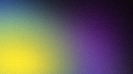 Fototapeta premium Smooth color gradient grainy backdrop design. Abstract purple magenta blue orange color noisy gradient, vibrant color flow, glowing, bright, shine, noise texture, website header design, banner, poster